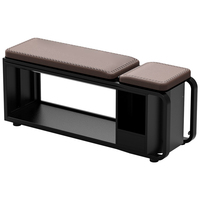 Banc d'haltérophilie en métal multifonction réglable, support pliable en acier et en plastique pour usage domestique