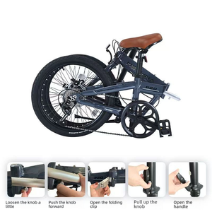 Bicicleta Plegable de 20 Pulgadas al por Mayor, 7 Velocidades, Aleación de Aluminio, Ligera, para Desplazamientos Diarios, en Venta - Product Image 2