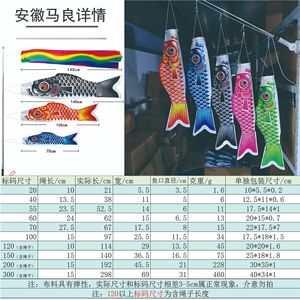 Koinobori: Set <span class=keywords><strong>di</strong></span> <span class=keywords><strong>Bandiere</strong></span> a Forma <span class=keywords><strong>di</strong></span> Carpa in Stile Giapponese, Decorazioni Sospese per Feste - Product Image 4