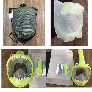 2024 nuovo Design moda bambini <span class=keywords><strong>mare</strong></span> per Sport acquatici gioco maschere Anti nebbia attrezzatura Snorkeling Full Face <span class=keywords><strong>Diving</strong></span> maschera subacquea - Product Image 6
