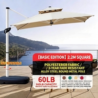 Parasols d'extérieur imperméables et résistants aux UV, parasols romains pour la plage et la piscine, grands parasols de jardin et d'extérieur
