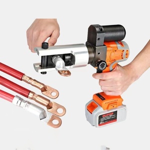 New CM-300 Electric <b>Crimping</b> <b>Tool</b> for Cable Lugs Hydraulic Battery Crimper with 2 Batteries Cable Manufacturing Equipment - Product Image 2