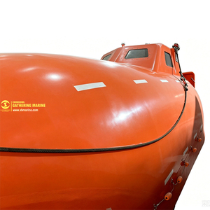 เรือชูชีพแบบฟรีฟอลล์ที่ทำจากไฟเบอร์กลาสที่ได้รับการรับรองมาตรฐาน CCS BV MED IRS KR พร้อมระบบปิดทึบ - Product Image 2