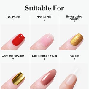 Esmalte de Uñas en Gel UV para Manicura, Base Reforzadora, Capa Superior Diamante Sin Limpieza, Esmalte de Uñas MTT - Product Image 4