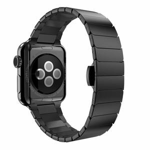 Cinturino per bracciale con fibbia a farfalla cinturino in metallo 42mm 38mm per cinturino in <span class=keywords><strong>acciaio</strong></span> inossidabile solido per orologio <span class=keywords><strong>Apple</strong></span> - Product Image 3