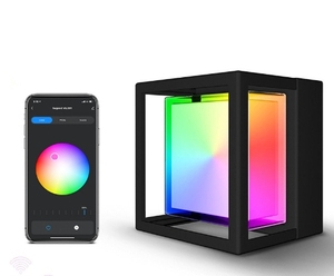 Lámpara de Pared LED Inteligente Cuadrada, Lámparas de Pared Inteligentes Wifi RGB, Aplique Regulable por Aplicación, Luces Decorativas de Jardín Impermeables AC85-265V - Product Image 6