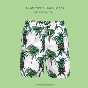 OEM/ODM Summer Men's Swimming Shorts Custom Printed Beach Board Short Swim Trunks Mens Swimwear