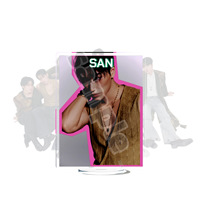Figurines décoratives de bureau en acrylique ATEEZ, marchandises Kpop, 14ème album GOLDEN HOUR : Part.5, Yeosang Yunho Mingi Hongjoong Cosplay