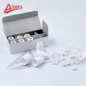 Pt31 Plasma hàng tiêu dùng lá chắn cup Plasma cắt ngọn đuốc bộ phận gốm sứ lá chắn cup lg40 khí khuếch tán PT31 Vòng Xoáy - Product Image 5