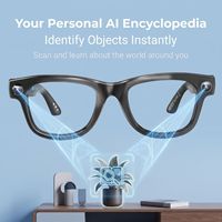 Lunettes de traduction intelligentes : Traducteur vidéo multilingue, caméra, interprète en temps réel, appareil portable