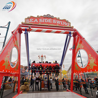 Le carnaval d'enfants de parc d'attractions passionnant coloré populaire durable bon marché monte la balançoire heureuse à vendre