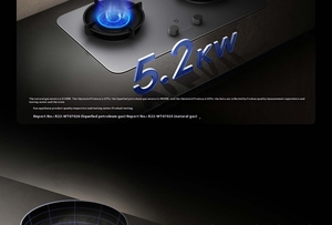 Mijia เตาแก๊สอัจฉริยะจับเวลา4800W P1แผงหินอเนกประสงค์ JZY-MJ04CY เตาแก๊ส - Product Image 6