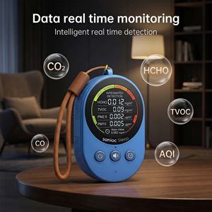 Dispositif portable de surveillance de l'environnement domestique intelligent avec affichage du niveau de gaz, rechargeable, pour intérieur - Fabricant - Product Image 6