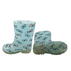 Chine usine mignon fille garçon dessin animé motif coloré gelée populaire anti-dérapant unisexe bébé bottes de pluie bottes en PVC - Product Image 6