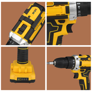 Juego de Destornilladores Inalámbricos de 20V CC, Taladro Eléctrico Multifunción con Carga de Batería para Uso en Construcción, Torque Variable de 30Nm - Product Image 3