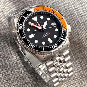 Tandorio-Reloj Automático SKX 3,8 para hombre, pulsera deportiva de acero NH35A de 41mm, con flecha y zafiro, pedido por 1 unidad - Product Image 5