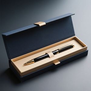 Caja <span class=keywords><strong>de</strong></span> Regalo Magnética Negra <span class=keywords><strong>de</strong></span> Lujo, Logotipo Personalizado, <span class=keywords><strong>Embalaje</strong></span> <span class=keywords><strong>de</strong></span> Cartón Rígido para Almacenamiento <span class=keywords><strong>de</strong></span> Bolígrafos, Cajas Impresas Personalizadas - Product Image 3