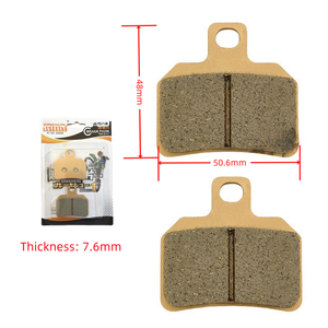 Accessoires de freinage pour vélo électrique, plaquettes de frein avant et arrière, plaquettes de frein à disque de type B octogonales inversées - Product Image 5