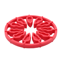 Sous-plat créatif en silicone en forme de piment, résistant à la chaleur, antidérapant, pour la protection de la table de cuisine et des ustensiles de cuisson