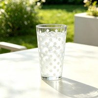 Verre à motif à pois classique avec couvercle et paille, design tendance chat de dessin animé, verre à vin/cognac de haute qualité, cadeau de fête