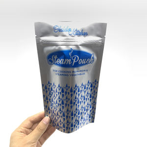 Vacuum Packing Frozen Salmon Bag Moin Food Packaging Plastic Aluminium Custom Stand up Ziplock Grade Moi Moi Cooking Pouch - Product Image 4