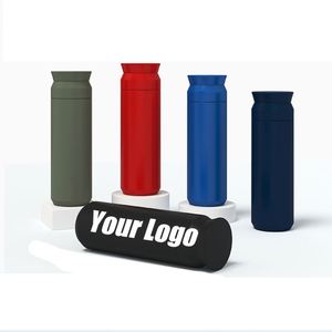 Vaso Térmico de Acero Inoxidable de Doble Capa con Logotipo Personalizado, Botella Deportiva Portátil al Vacío para Café y Leche - Product Image 1