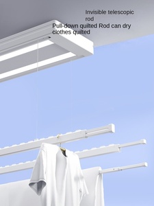 مجفف غسيل كهربائي ذكي مثبت في السقف أوتوماتيكي مزود بمجفف ملابس قابل للطي رف تجفيف للشرفة - Product Image 6