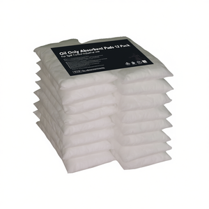 Almohadillas Absorbentes de Aceite Ttake, Paquete de 12, para Control de Derrames, Uso Industrial - Product Image 2