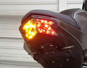 Feu arrière LED pour moto, clignotant de freinage intégré, lampe pour Kawasaki Z800 ZX-6R Z125 - Product Image 3