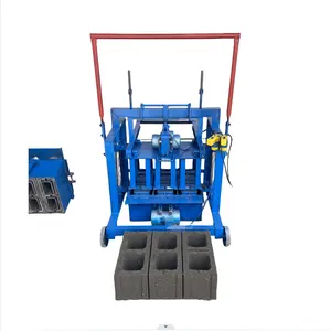 中国热卖BR3-45产蛋块混凝土空心实心摊铺机制砖机