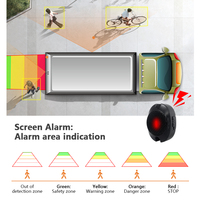 Système de caméra de recul intelligent pour véhicule avec vision nocturne HD, grand angle et assistance au stationnement en marche arrière