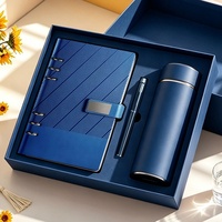 Cadeaux d'affaires promotionnels, coffret cadeau d'entreprise de luxe avec logo personnalisé, carnet, stylo, flacon, pour cadres, en vrac
