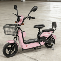 Vélo électrique à cadre en acier au carbone, 48V 350W, avec moteur sans balais, deux roues, sport sur route, directement de l'usine chinoise