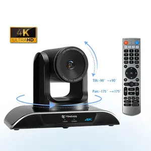 Chất lượng hình ảnh cao uhd4k tự động theo dõi máy ảnh video hội nghị PTZ camera 4K cho cuộc họp Nhà thờ