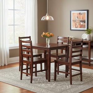 Kingsgate 5 pezzi sala da pranzo Set con 4 sedie posteriori scala Hamilton - Product Image 3