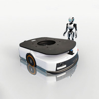 TZBOT TZAMR300-600-E Robot Mobile Otonom dengan Panduan Laser 300kg/600kg Transportasi Tanpa Awak AGV Penanganan Pengangkatan Putar