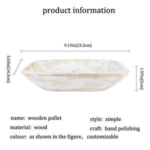 수제 빈티지 화이트 우드 기도용 도우 볼, 캔들 컨테이너, 가정용 장식용 도우 볼 - Product Image 3