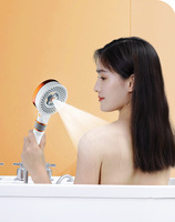 Pommeau de Douche Chromé Écologique à Double Filtration avec Installation Murale Facile et Garantie de 3 Ans pour Salle de Bain