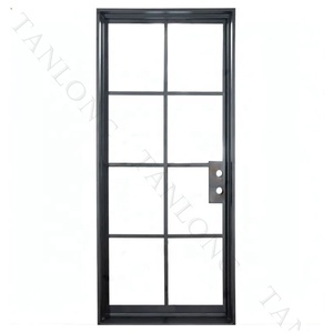 <span class=keywords><strong>Porte</strong></span> en fer Tanlong, dernier design, style français moderne, portes intérieures en métal avec verre, <span class=keywords><strong>porte</strong></span> <span class=keywords><strong>d</strong></span>'<span class=keywords><strong>entrée</strong></span> simple - Product Image 1
