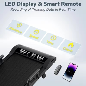 2025 a piedi Pad elettrico tapis roulant a casa palestra Fitness inclinato sport elettrico passo macchina bianca Europel con manico - Product Image 6