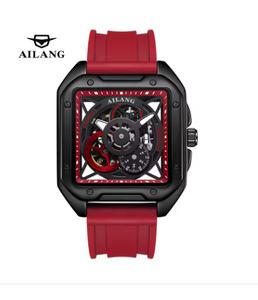 Nouvelle montre mécanique automatique carrée AILANG 8309 tendance, étanche 3 ATM avec gravure pour homme 2026 - Product Image 5