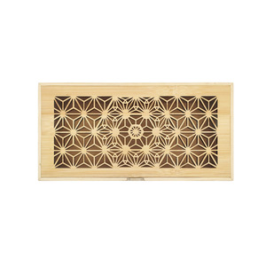 Caja de Almacenamiento de Bambú Rectangular de 4.5 cm de Alto con Diseño Grabado, Caja de Regalo Hecha a Mano para Uso Artesanal - Product Image 3