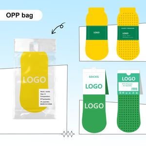 Chaussettes de <span class=keywords><strong>trampoline</strong></span> pour enfants, chaussettes antidérapantes pour le sol, chaussettes de sport respirantes antidérapantes pour parc de rebond - Product Image 6