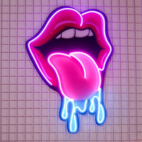 Led Neonlichter personal isierte stilvolle Logo flexible leuchtende Charaktere Einkaufs zentrum Supermarkt Dekoration Neonlichter