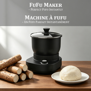 Machine à Fufu Professionnelle 6L Haute Puissance en Acier Inoxydable, Robot Culinaire Multifonctionnel Électrique et Mixeur Broyeur - Product Image 2