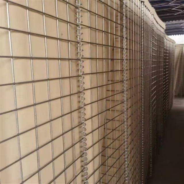 Heavy Duty Welded Gabion Protective Barrier Defensive Sand Wall Bastions Explosion-Proof Flood Bastion