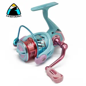 Hishark Nieuwe Aankomst Cnc Spinning Reels Haspel Vissen Spinnen Voor Baars Vissen Zeer Soepel