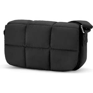 Crossbody Shoulder Bag Women's Winter Soft Padded Lightweight <b>Quilted</b> Nylon Puffy Handbag - Product Image 4