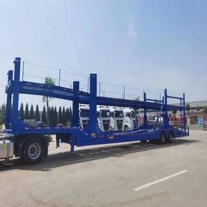 Semirremolque Portacoches Fengniao Naranja, Plataforma Multinivel para Transporte de Vehículos, Diseño Reforzado, Carga Útil Máxima 2001-3000 kg, Europeo - Product Image 1