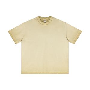 Camiseta de Hombre de Color Sólido, 100% Algodón, Tejido de Punto, Informal, Básica, de Manga Corta, Suave, Transpirable, Antiarrugas, Corte Regular, para Uso Diario en Verano - Product Image 5